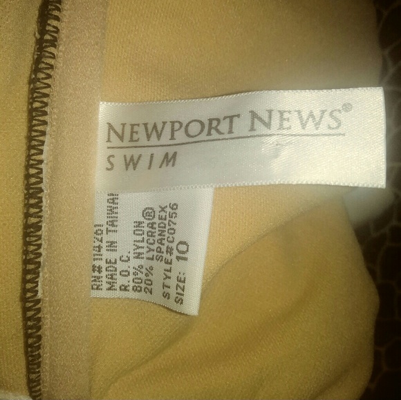 Newport News Swim Paired Black And White Bikini With Swim Cover Up